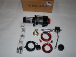 Alternative view of Eagle 2500lb Winch with Rope