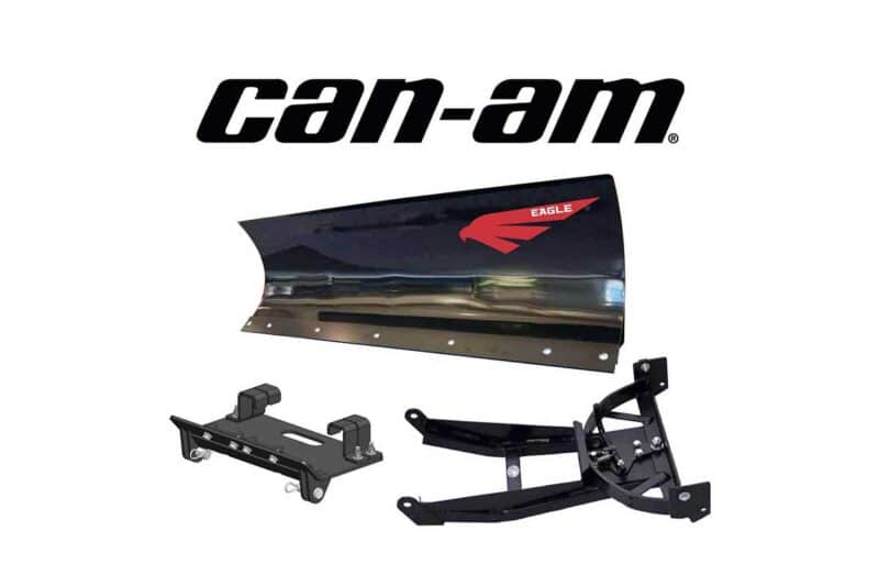 Can-Am Defender snow plow